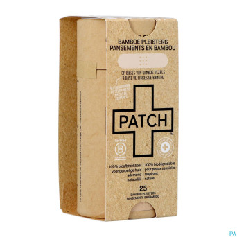 Pansement patch bamboo natuur    25