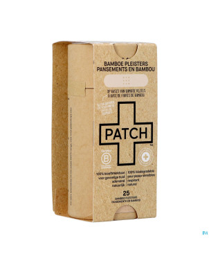 Pansement patch bamboo natuur    25