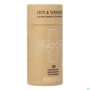 Pansement patch bamboo natuur    25