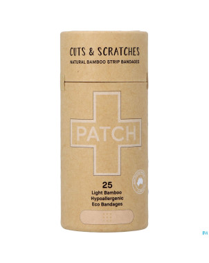 Pansement patch bamboo natuur    25