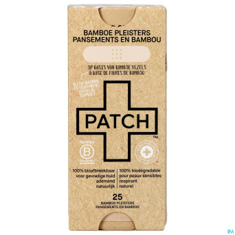 Pansement patch bamboo natuur    25