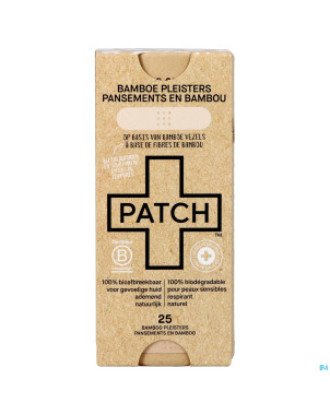 Pansement patch bamboo natuur    25