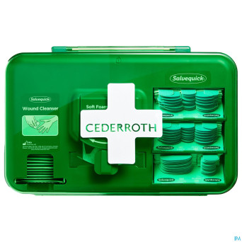 Salvequick dispenser soin plaie bleu