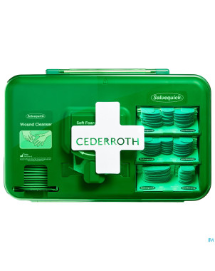 Salvequick dispenser soin plaie bleu