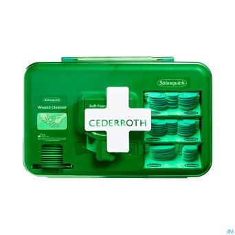 Salvequick dispenser soin plaie bleu