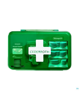 Salvequick dispenser soin plaie bleu