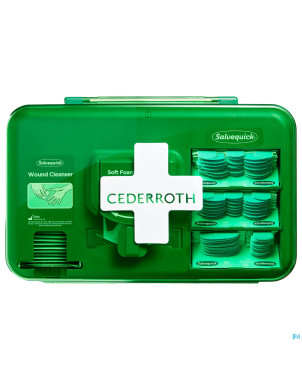 Salvequick dispenser soin plaie bleu