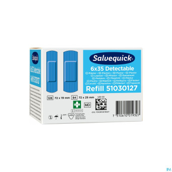 Salvequick recharge bleu detect