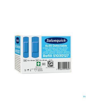 Salvequick recharge bleu detect