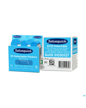 Salvequick recharge bleu detect