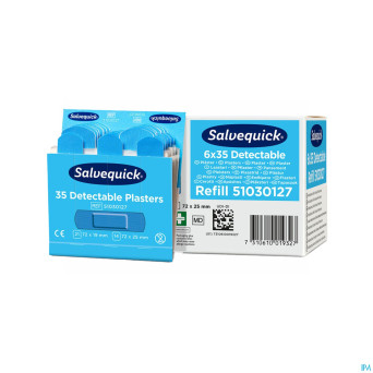 Salvequick recharge bleu detect