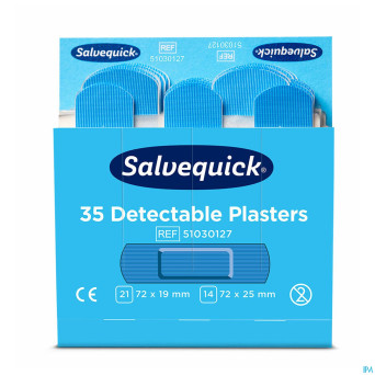 Salvequick recharge bleu detect