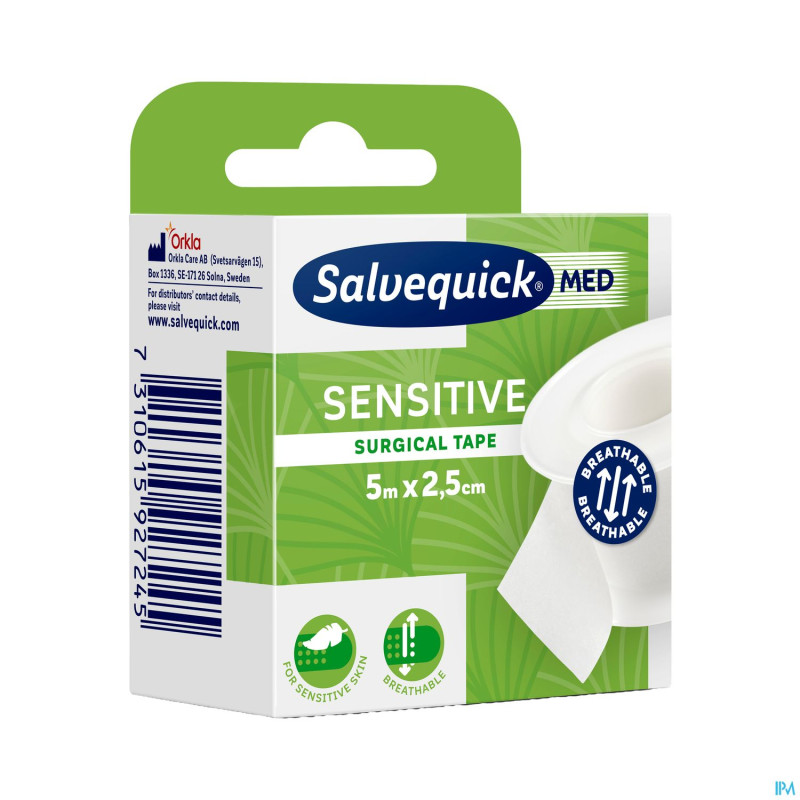 Salvequick tape peau sensible