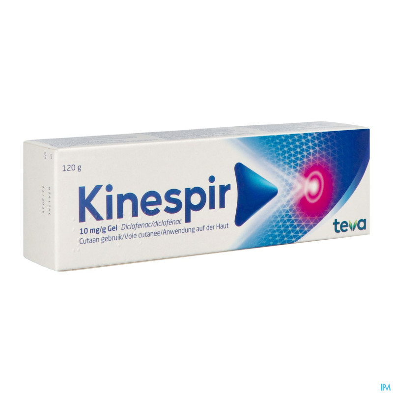 Kinespir 10mg/g    gel 120g