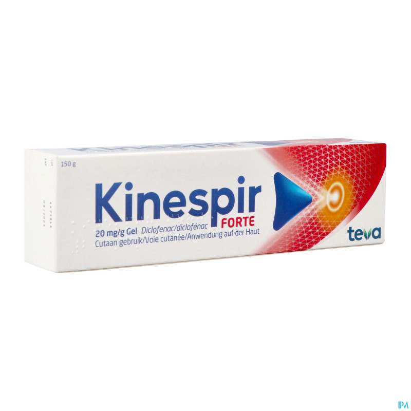 Kinespir forte 20mg/g gel 150g