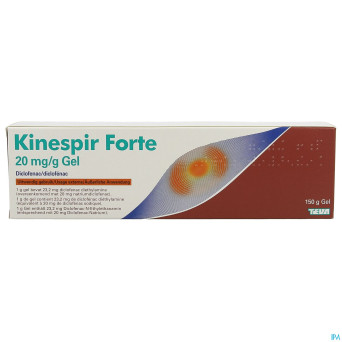 Kinespir forte 20mg/g gel 150g