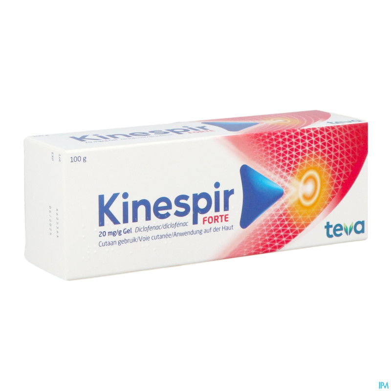 Kinespir forte 20mg/g gel 100g