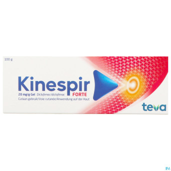 Kinespir forte 20mg/g gel 100g