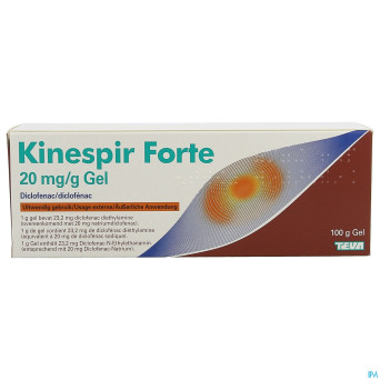 Kinespir forte 20mg/g gel 100g