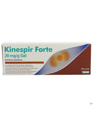 Kinespir forte 20mg/g gel 100g