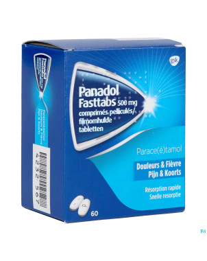 Panadol fasttabs 500mg tabl  60