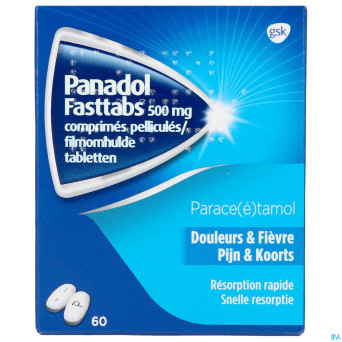 Panadol fasttabs 500mg tabl  60