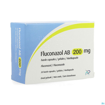 Fluconazol ab 200mg caps dur  30
