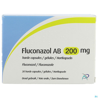 Fluconazol ab 200mg caps dur  30