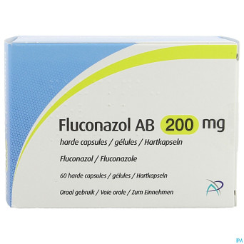 Fluconazol ab 200mg caps dur  60