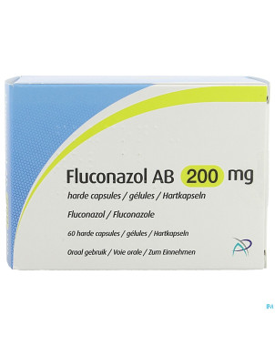 Fluconazol ab 200mg caps dur  60