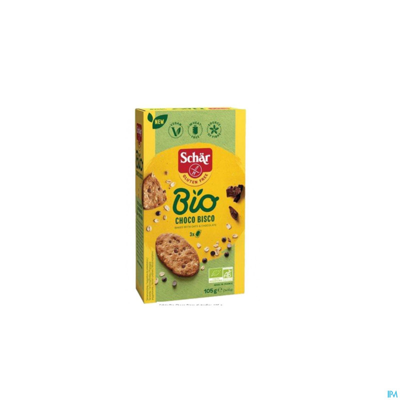 Schar bio choco bisco  105g revogan