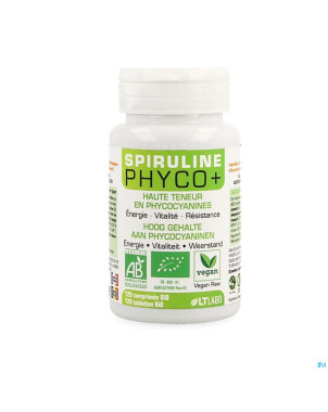 Lt labo spiruline bio 500mg phyco+    comp 180