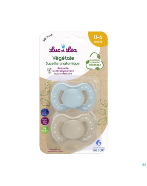 Luc&lea sucette ana 0-6m pe bio mix 2