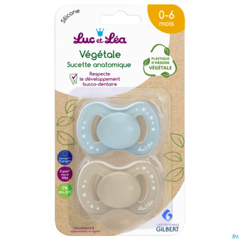 Luc&lea sucette ana 0-6m pe bio mix 2