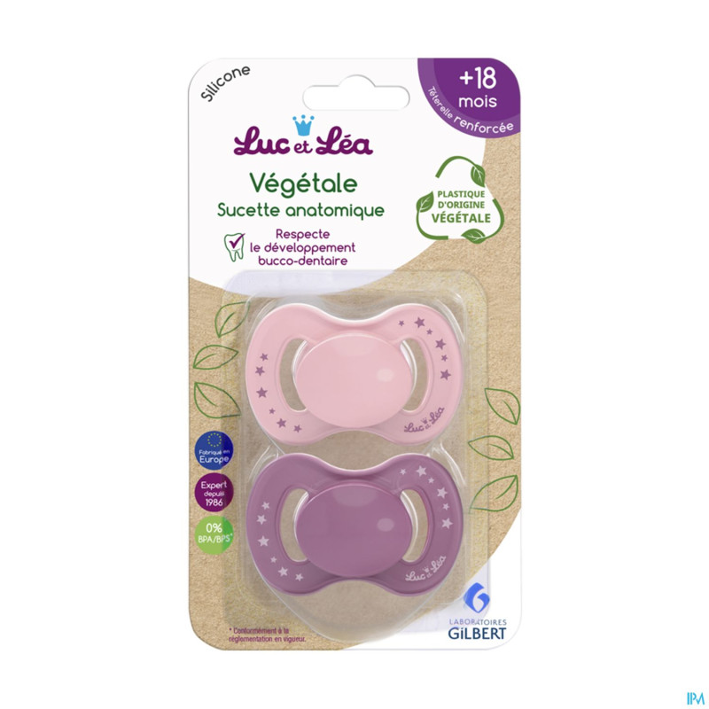 Luc&lea sucette ana 18m+ pe bio fille 2