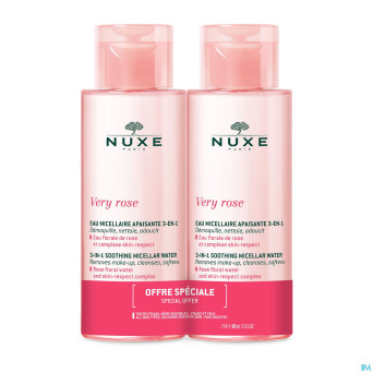 Nuxe very rose eau micel. apaisant 3en1 pn 2x400ml