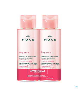Nuxe very rose eau micel. apaisant 3en1 pn 2x400ml