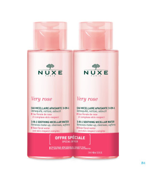 Nuxe very rose eau micel. apaisant 3en1 pn 2x400ml