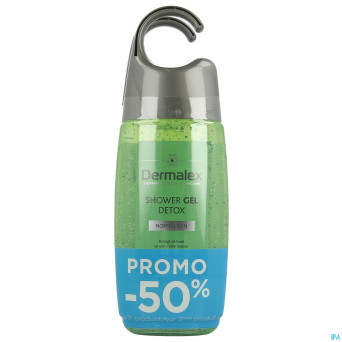 Dermalex shower gel detox  250ml 2ieme -50%