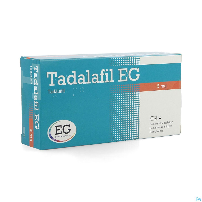 Tadalafil eg  5mg comp pell 84 x  5mg