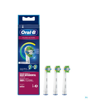 Oral-b refill eb25-3 flossaction 3