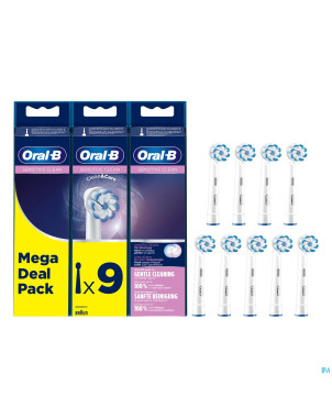 Oral-b refill eb60-9 sensitive clean 9