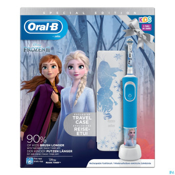 Oral-b d100 frozen 2 + travelcase gratuit