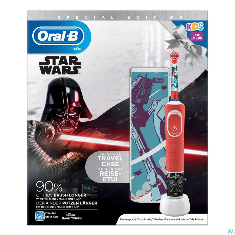 Oral-b d100 star wars + travelcase gratuit
