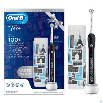 Oral-b d601 teens black + travelcase gratuit