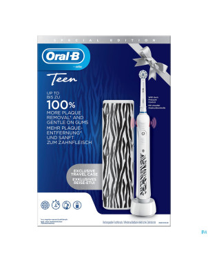 Oral-b d601 teens white + travelcase gratuit