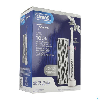 Oral-b d601 teens white + travelcase gratuit