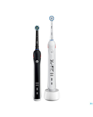 Oral-b family pro2 black + junior star wars