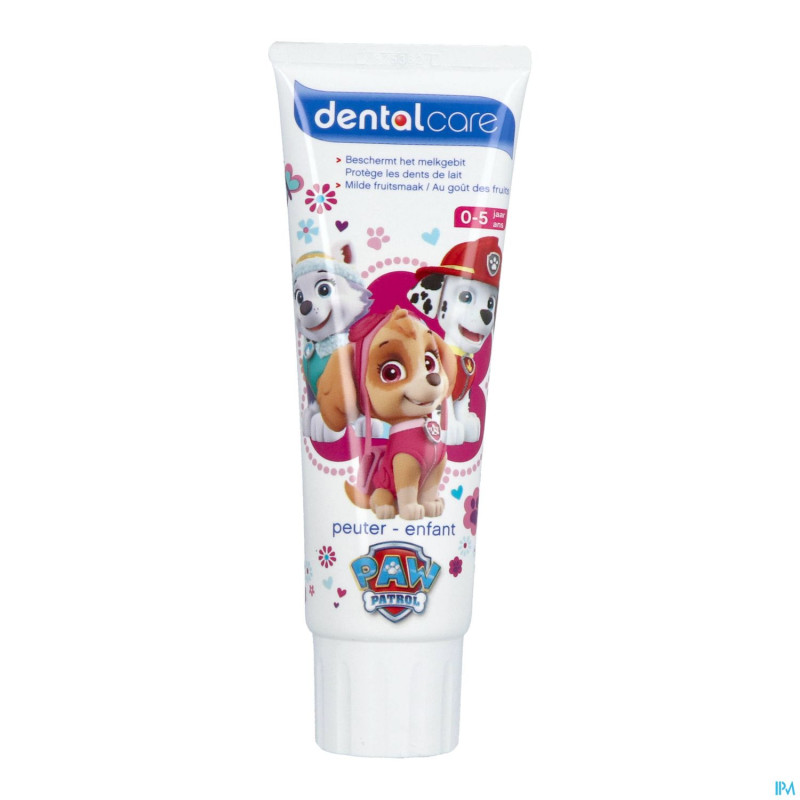 Dental care paw patrol dentifrice 0-5a   tube 75ml