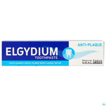Elgydium dentifrice a/plaque    tube 75ml